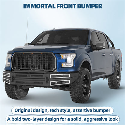 Immortal Front Bumper For 2015-2017 Ford F-150 (Excluding Raptor) - Ultralisk4x4
