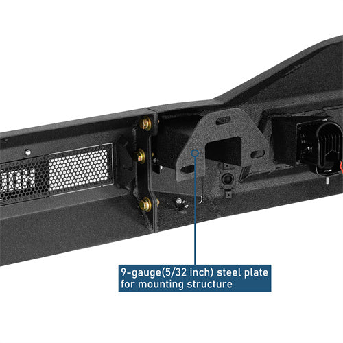 Off-Road Front Bumper w/ LED Spotlights For 2016-2018 GMC Sierra 1500 - Ultralisk4x4