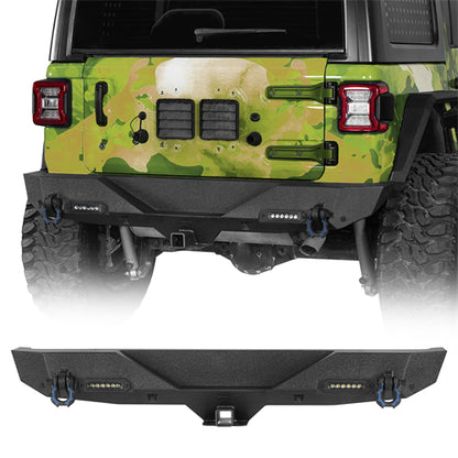 Different Trail Front & Rear Bumper Combo For 2018-2025 Jeep Wrangler JL - Ultralisk 4x4