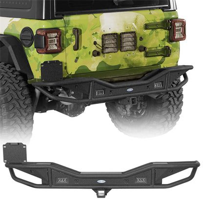 Rock Crawler Rear Bumper For 2018-2026 Jeep Wrangler JL - Ultralisk4x4