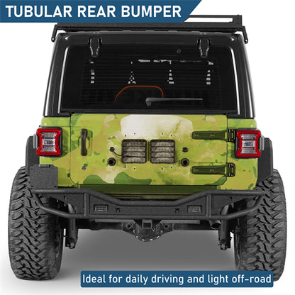 Rock Crawler Rear Bumper For 2018-2026 Jeep Wrangler JL - Ultralisk4x4
