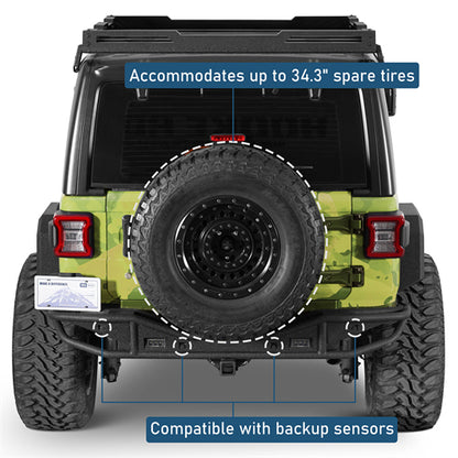 Rock Crawler Rear Bumper For 2018-2026 Jeep Wrangler JL - Ultralisk4x4