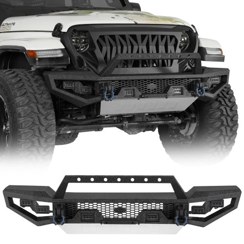 Zenith Full-Width Front Bumper For Jeep 2018-2026 Wrangler JL & Gladiaotr JT - Ultralisk4x4