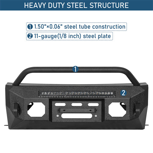 Blink Stubby Front Bumper For 2010-2013  Lexus GX460 - Ultralisk4x4