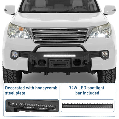 Blink Stubby Front Bumper For 2010-2013  Lexus GX460 - Ultralisk4x4