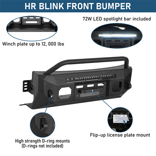 Blink Stubby Front Bumper For 2010-2013  Lexus GX460 - Ultralisk4x4