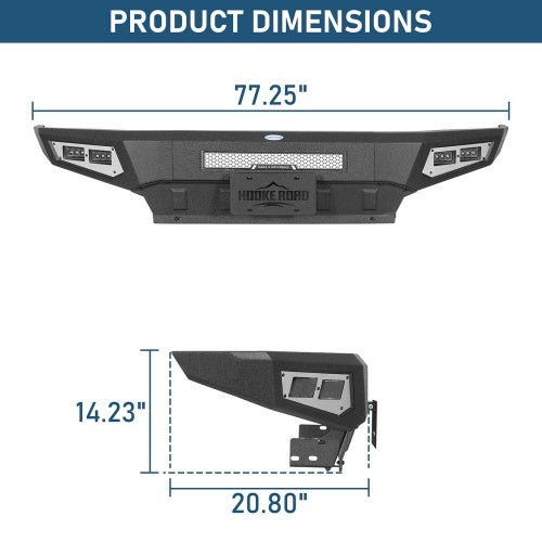 Guardian Ⅰ Full-Width Front Bumper For 1994-2001 Ram 1500 & 1994-2002 Ram 2500/3500 - Ultralisk4x4