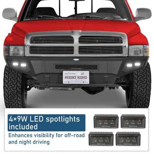 Guardian Ⅰ Full-Width Front Bumper For 1994-2001 Ram 1500 & 1994-2002 Ram 2500/3500 - Ultralisk4x4