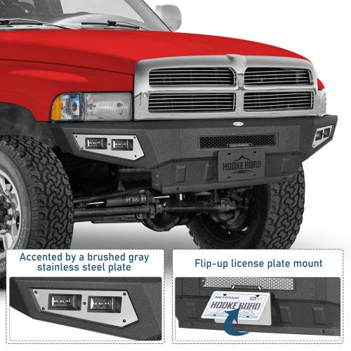 Guardian Ⅰ Full-Width Front Bumper For 1994-2001 Ram 1500 & 1994-2002 Ram 2500/3500 - Ultralisk4x4