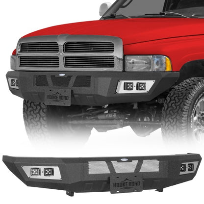 Full-Width Front Bumper For 1994-2001 Ram 1500 & 1994-2002 Ram 2500/3500 - Ultralisk4x4