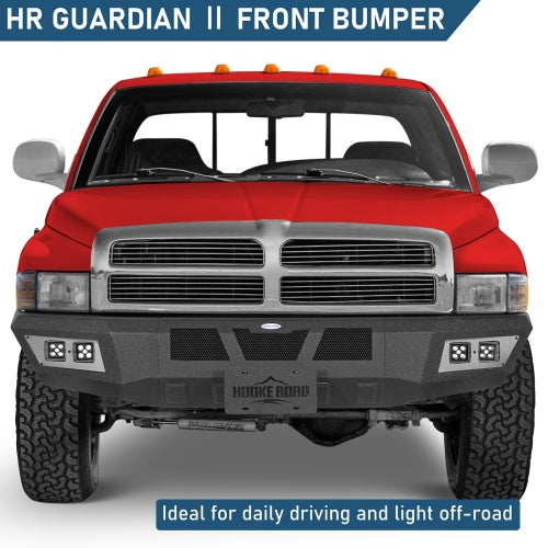 Full-Width Front Bumper For 1994-2001 Ram 1500 & 1994-2002 Ram 2500/3500 - Ultralisk4x4