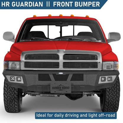 Full-Width Front Bumper For 1994-2001 Ram 1500 & 1994-2002 Ram 2500/3500 - Ultralisk4x4