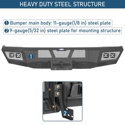 Full-Width Front Bumper For 1994-2001 Ram 1500 & 1994-2002 Ram 2500/3500 - Ultralisk4x4