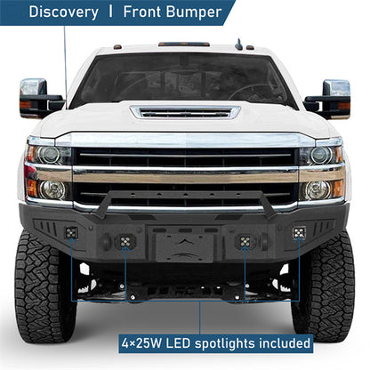 Front Bumper For 2015-2019 Chevy Silverado 2500HD/3500HD - Ultralisk4x4