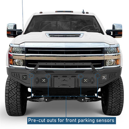 Front Bumper For 2015-2019 Chevy Silverado 2500HD/3500HD - Ultralisk4x4