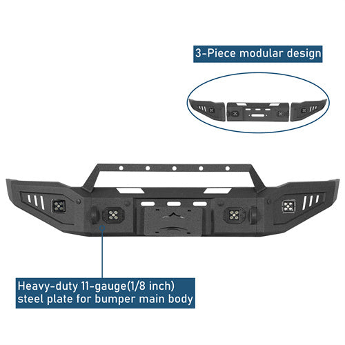 Front Bumper For 2015-2019 Chevy Silverado 2500HD/3500HD - Ultralisk4x4