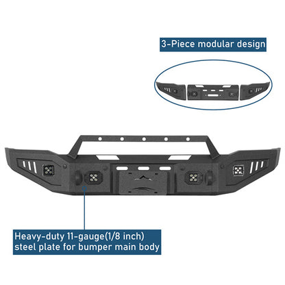 Front Bumper For 2015-2019 Chevy Silverado 2500HD/3500HD - Ultralisk4x4