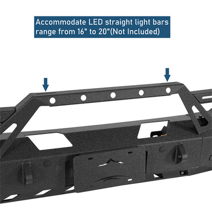 Front Bumper w/ LED Spotlights For 2015-2019 Chevy Silverado 2500HD/3500HD - Ultralisk4x4