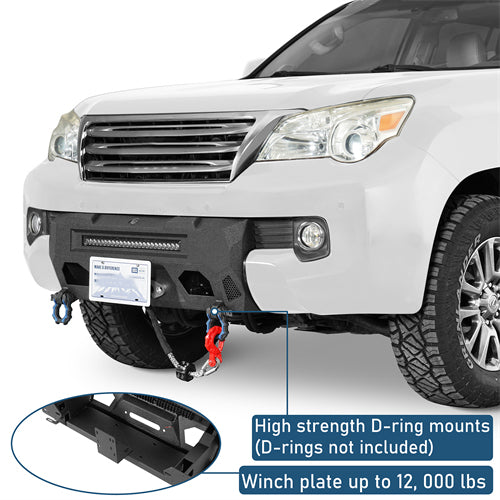 Blink Stubby Front Bumper For 2010-2013  Lexus GX460 - Ultralisk4x4