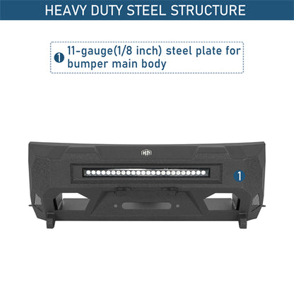 Blink Stubby Front Bumper For 2010-2013  Lexus GX460 - Ultralisk4x4