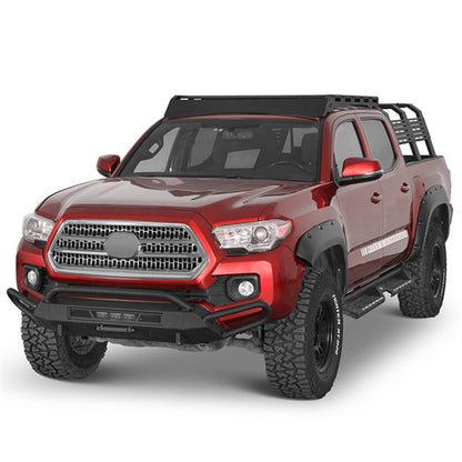 Blink Stubby Front Bumper w/ Side Tube Guard For 2016-2023 Toyota Tacoma - Ultralisk4x4
