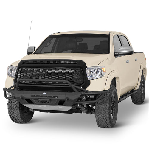 ExplorerX Tube Front Bumper For 2014-2021 Toyota Tundra - Ultralisk4x4