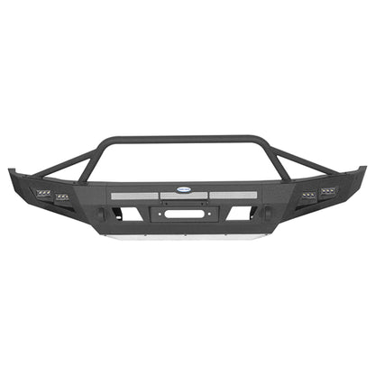 ExplorerX Front Bumper w/ LED Spot Lights For 2014-2021 Toyota Tundra - Ultralisk4x4
