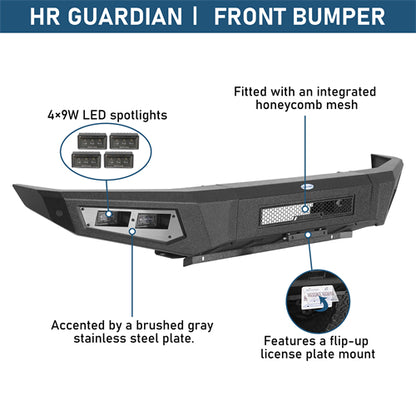 Guardian Ⅰ Front Bumper For 2014-2021 Toyota Tundra - Ultralisk4x4