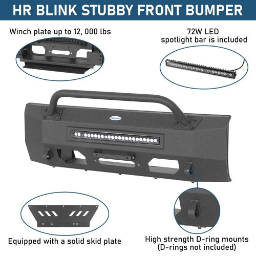 Blink Stubby Front Bumper For 2014-2021 Toyota Tundra - Ultralisk4x4