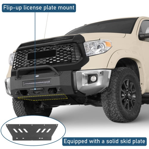 Blink Stubby Front Bumper For 2014-2021 Toyota Tundra - Ultralisk4x4