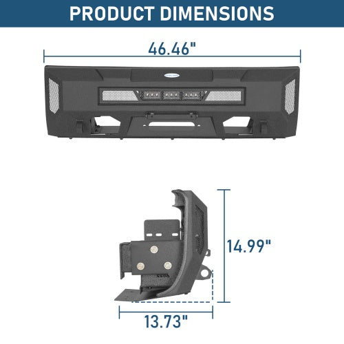 Blink Stubby Front Bumper For 14-21 Toyota Tundra - Ultralisk4x4