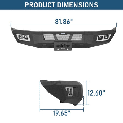 Full-Width Front Bumper For 2014-2021 Toyota Tundra - Ultralisk4x4