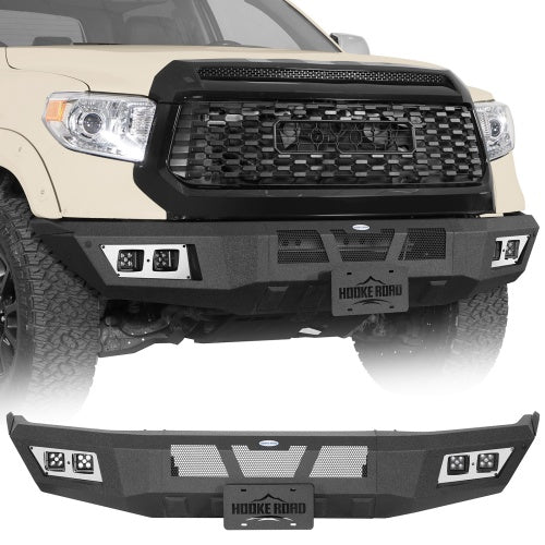 Full-Width Front Bumper For 2014-2021 Toyota Tundra - Ultralisk4x4