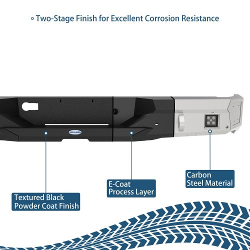 Guardian Ⅱ Rear Bumper For 2014-2021 Toyota Tundra - Ultralisk4x4