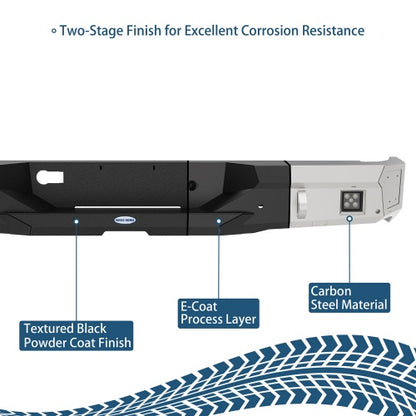 Guardian Ⅱ Rear Bumper For 2014-2021 Toyota Tundra - Ultralisk4x4