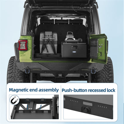 Cargo Drawer & Fridge Slide Mount System For 2015-2025 Jeep Wrangler JK & JL 4-Door & 2021-2025 Ford Bronco 4-Door - Ultralisk4x4