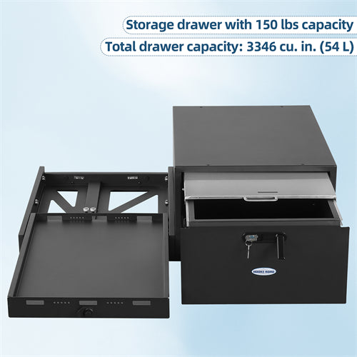 Cargo Drawer & Fridge Slide Mount System For 2015-2025 Jeep Wrangler JK & JL 4-Door & 2021-2025 Ford Bronco 4-Door - Ultralisk4x4