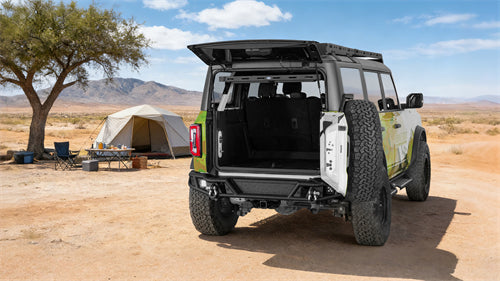 Trunk Upper Basket Cargo Rack For 2021-2026 Ford Bronco 4-Door Hardtop(Excluding Bronco Sport, Raptor Models) - Ultralisk4x4