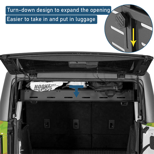 Trunk Upper Basket Cargo Rack For 2021-2026 Ford Bronco 4-Door Hardtop(Excluding Bronco Sport, Raptor Models) - Ultralisk4x4