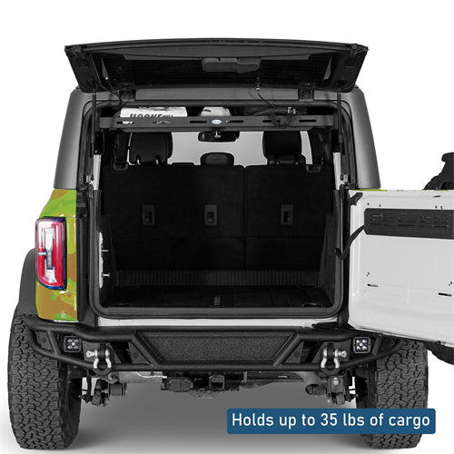 Trunk Upper Basket Cargo Rack For 2021-2026 Ford Bronco 4-Door Hardtop(Excluding Bronco Sport, Raptor Models) - Ultralisk4x4