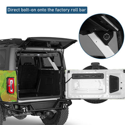 Trunk Upper Basket Cargo Rack For 2021-2026 Ford Bronco 4-Door Hardtop(Excluding Bronco Sport, Raptor Models) - Ultralisk4x4