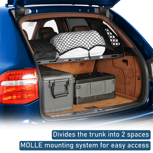 Rear Window Molle Panel & Interior Cargo Rack Kit For 2003-2010 Porsche Cayenne 955/957 - Ultralisk4x4