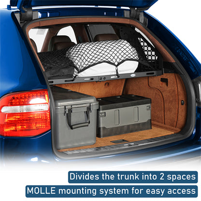 Rear Window Molle Panel & Interior Cargo Rack Kit For 2003-2010 Porsche Cayenne 955/957 - Ultralisk4x4