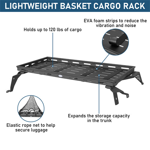 Lightweight Steel Basket Cargo Rack For 2015-2019 Subaru Outback - Ultralisk4x4