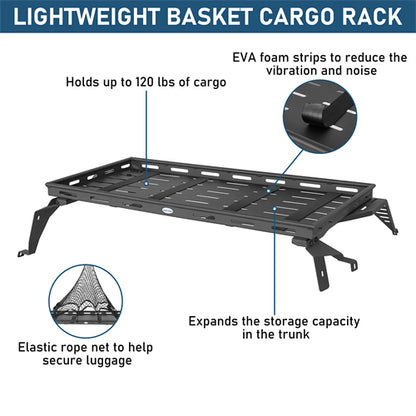 Lightweight Steel Basket Cargo Rack For 2015-2019 Subaru Outback - Ultralisk4x4