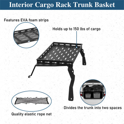 Lightweight Steel Basket Interior Cargo Rack For 2013-2017 Subaru XV Crosstrek - Ultralisk4x4