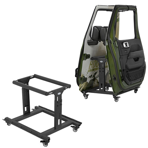 Doors Storage Cart for 2 Doors For 1981-2025 Jeep CJ-8 / Jeep Wrangler YJ TJ JK JL / Gladiator JT / 2021-2025 Ford Bronco - Ultralisk4x4