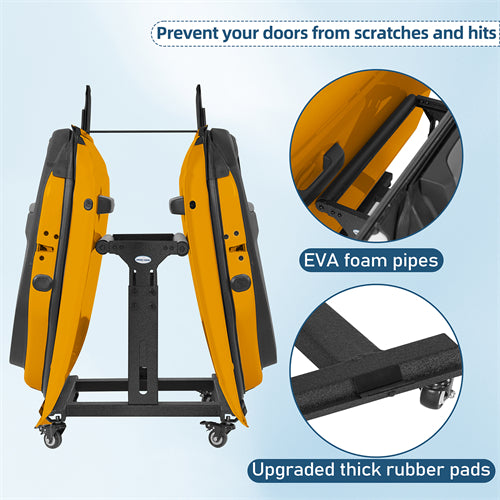 97-26 Jeep & Ford Bronco Movable Door Storage Cart Holder For 2