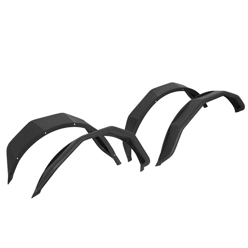 Flux Tube Fender Flares For 2021-2025 Ford Bronco 4-Door(Excluding Heritage Edition, Everglades, Heritage Limited Edition, Stroppe Edition, Raptor) - Ultralisk4x4