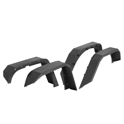 Flat Tube Wide Fender Flares For 2007-2018 Jeep Wrangler JK - ultralisk4x4
